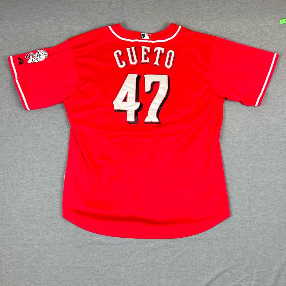 Vintage Majestic Cincinnati Reds Authentic Johnny Cueto Jersey